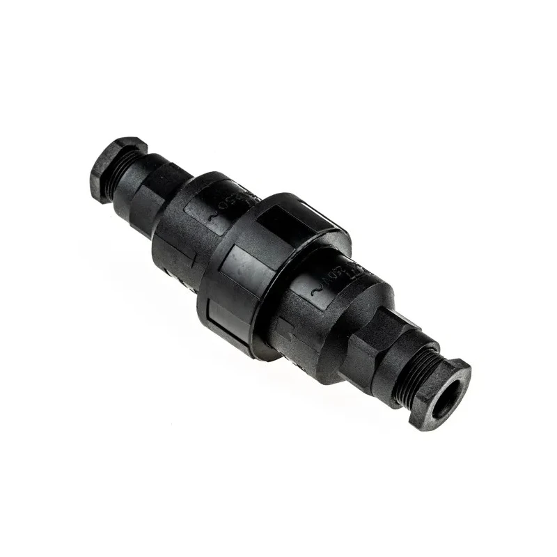 Bulgin 3 Pole Cable Main In-Line Connector , IP68, Male/Female, 16A, 250V AC, Screw Termination, Brass Contacts, 105mm Length