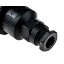 Bulgin 3 Pole Cable Main In-Line Connector , IP68, Male/Female, 16A, 250V AC, Screw Termination, Brass Contacts, 105mm Length