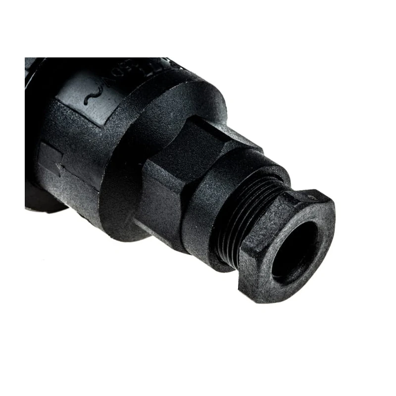 Bulgin 3 Pole Cable Main In-Line Connector , IP68, Male/Female, 16A, 250V AC, Screw Termination, Brass Contacts, 105mm Length