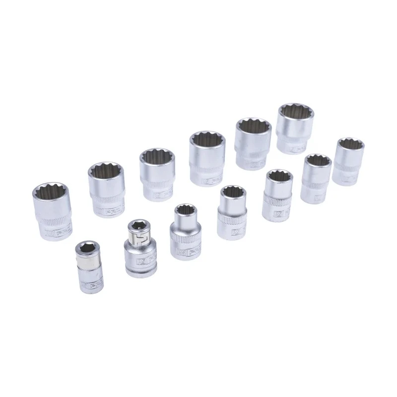 RS PRO 40-Piece 3/8 in Standard Socket Set Chrome Alloy Steel 253-166