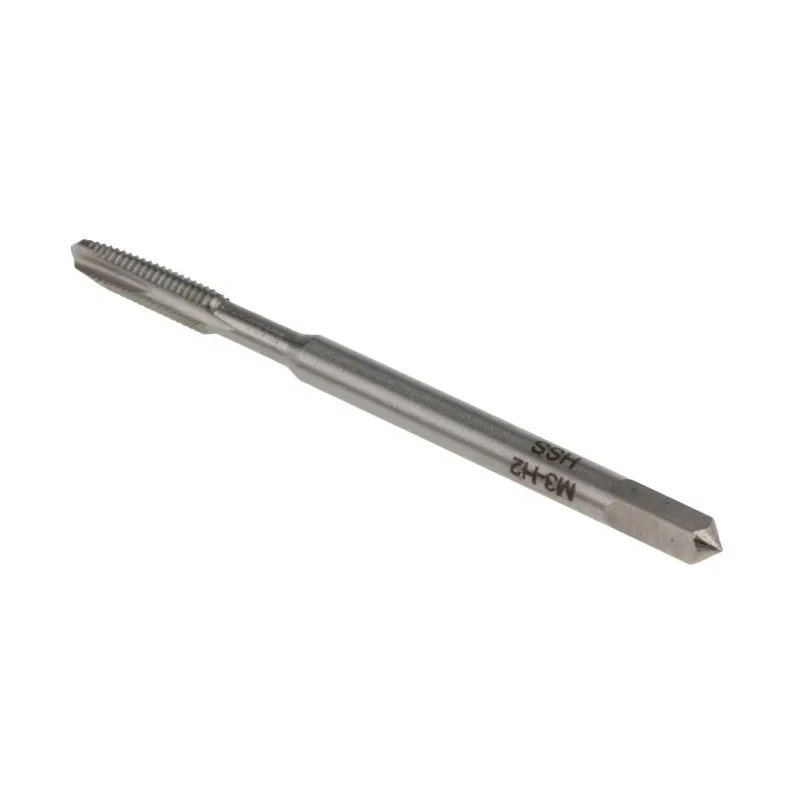 RS PRO Spiral Point Threading Tap M3, Metric ISO, HSS Machine Tap, Blue Stream Tempered, 48mm 455-902