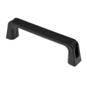 RS PRO Matt Black Plastic Drawer Handle, Fibreglass Reinforced Nylon, 180 mm Length, 45 mm Height, 27 mm Width, Arch 456-579