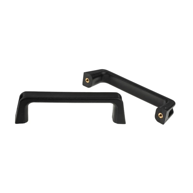 RS PRO Matt Black Plastic Drawer Handle, Fibreglass Reinforced Nylon, 180 mm Length, 45 mm Height, 27 mm Width, Arch 456-579