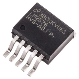 Texas Instruments Adjustable Buck Converter Surface Mount 57V 3A TO-263 LM2576HVS-ADJ/NOPB