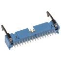 TE Connectivity AMP-LATCH Series Straight Through Hole PCB Header, 34 Contacts, 2.54 mm Pitch, 2 Row, Shrouded 3-1761606-1