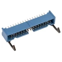 TE Connectivity AMP-LATCH Series Straight Through Hole PCB Header, 34 Contacts, 2.54 mm Pitch, 2 Row, Shrouded 3-1761606-1