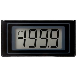 Lascar Digital Voltmeter DC, LCD Display, 3.5-Digits Accuracy ±1 %, Cutout 22.2 mm x 45 mm, Depth 9 mm DPM 125