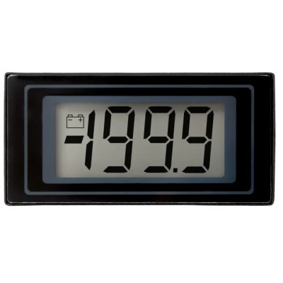 Lascar Digital Voltmeter DC, LCD Display, 3.5-Digits Accuracy ±1 %, Cutout 22.2 mm x 45 mm, Depth 9 mm DPM 125