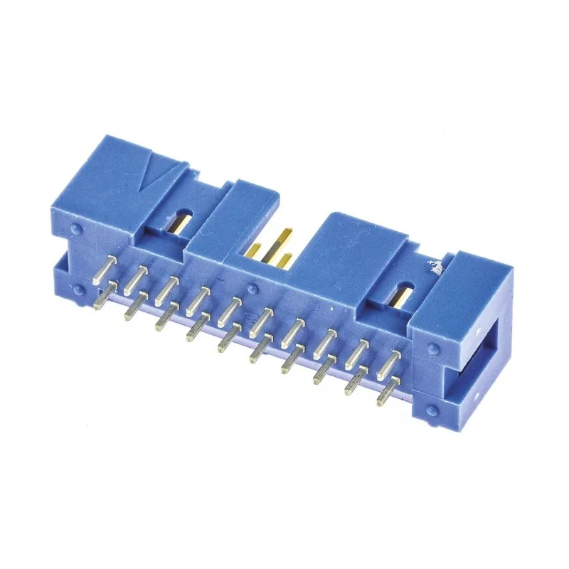 TE Connectivity AMP-LATCH Series Straight Through Hole PCB Header, 20 Contacts, 2.54 mm Pitch, Wire-to-Board 2-1761603-7