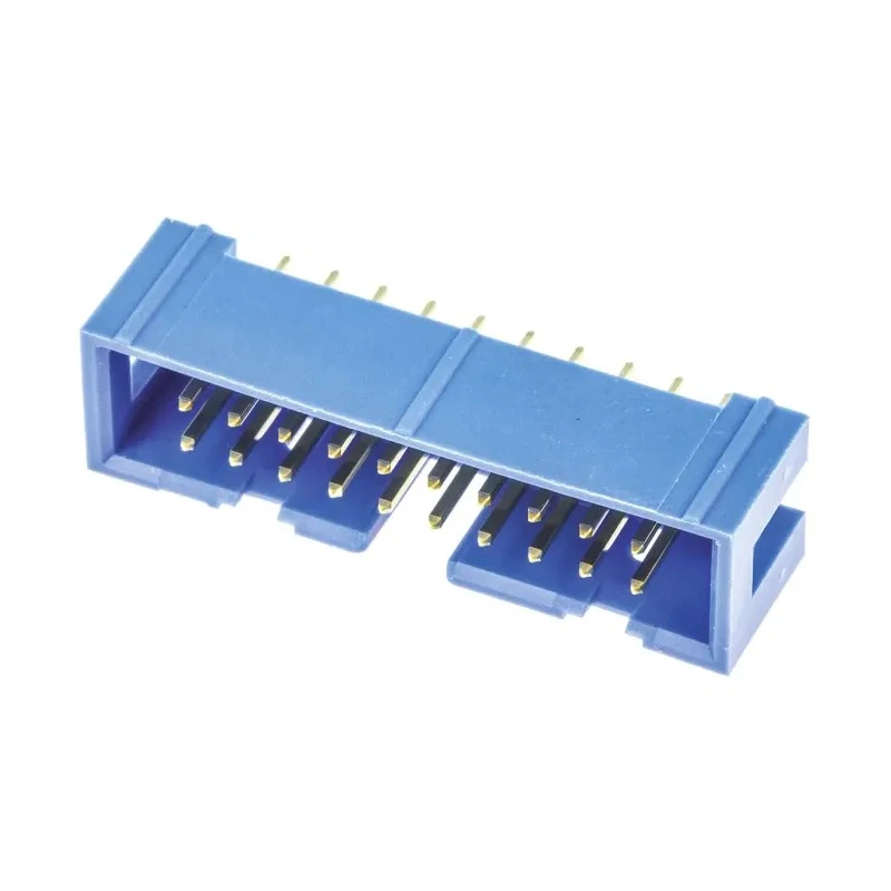TE Connectivity AMP-LATCH Series Straight Through Hole PCB Header, 20 Contacts, 2.54 mm Pitch, Wire-to-Board 2-1761603-7