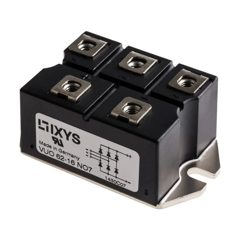 IXYS Bridge Rectifier Module 1600 V 600 A 5-Pin Panel Mount VUO62-16NO7