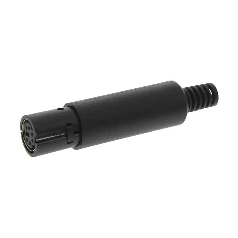 RS PRO MDN 6 Pole Straight Miniature DIN Socket, Female, Cable Mount, 1A, 50V AC/DC, Shielded 463-423