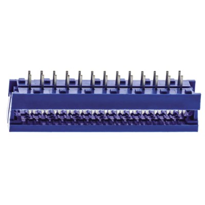 TE Connectivity 26-Way IDC Connector Male for Cable, 2 Row, Shrouded, 2.54 mm Pitch, 1A, Right Angle, Series 1658525-1