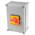 RS PRO 8-Pole DIN Rail Isolator Switch, IP65, 32A, 11kW, Red Handle, LB Series IP65