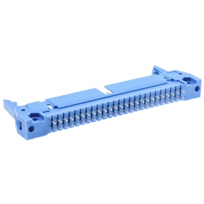 TE Connectivity AMP-LATCH Series Straight Through Hole PCB Header, 50 Contacts, 2.54 mm Pitch, 2 Rows, Shrouded 3-5499206-0