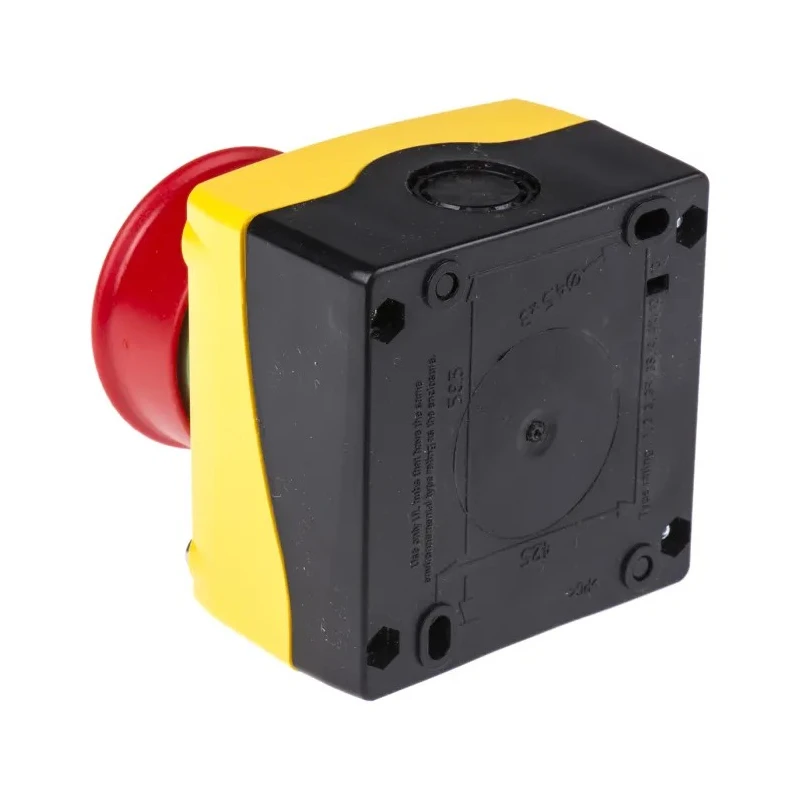 BACO Pull Release Emergency Stop Push Button, Surface Mount, 2 NC Contacts, IP66, Plastic LBX1