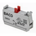 BACO Series Contact Block 600V 1 NC Screw Terminal 10A IP20 33E01