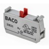BACO Series Contact Block 600V 1 NC Screw Terminal 10A IP20 33E01