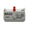 BACO Series Contact Block 600V 1 NC Screw Terminal 10A IP20 33E01