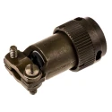 ITT Cannon KPT Series Copper Alloy Straight 6 Way Cable MIL Spec Circular Connector, 850V DC, 7.5A, Bayonet KPT06F10-6S