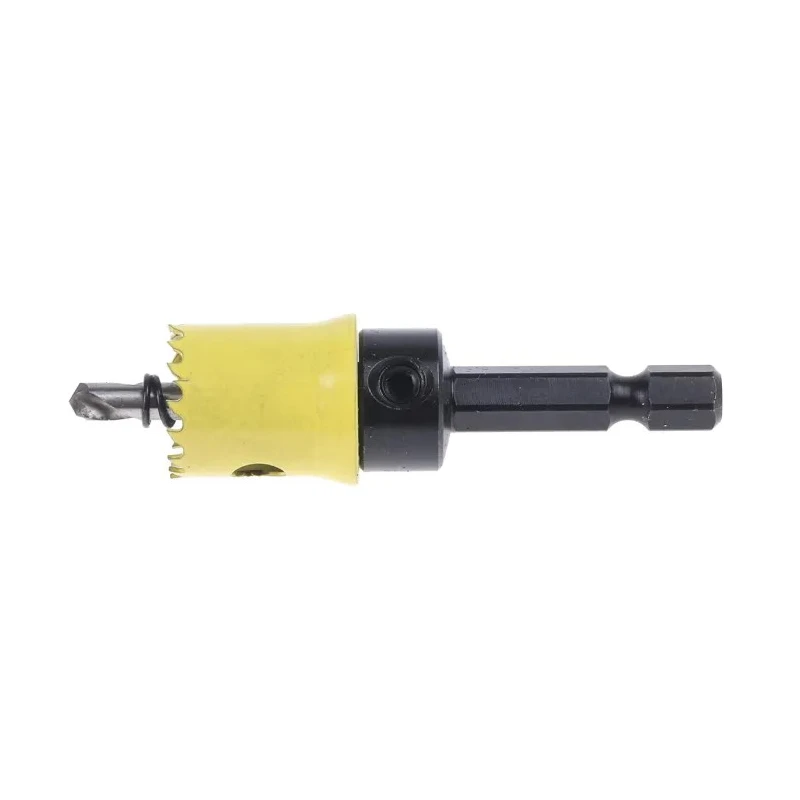 Starrett High Speed Steel Drill Bit, 16 mm Diameter, 6.35 mm Shank, Bi-metal, for Mild Steel, Plastic, Wood, Stainless CSC16