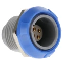 LEMO Redel P Series Circular Connector 4 Contacts, Panel Mount, Socket, Female, IP50, 8A, 600V PKG.M0.4GL.LA