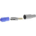 Lemo Redel P Series Circular Connector 4 Contacts 14 mm Cable Plug Male IP50 PAG.M0.4GL.AC52A