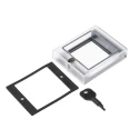 Hengstler Transparent Cover for Predetermining Counters, 48 x 48 DIN, Rotary Knob and Key Lock 1 405 614