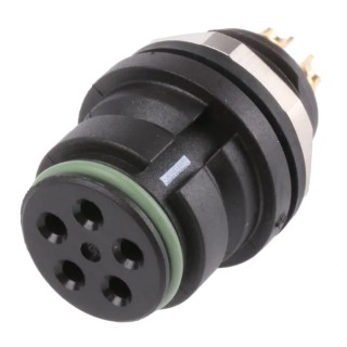binder Circular Connector 5 Contacts Miniature Cable Socket Female IP67 Polyamide 250V 5A 720 Series 99-9116-00-05