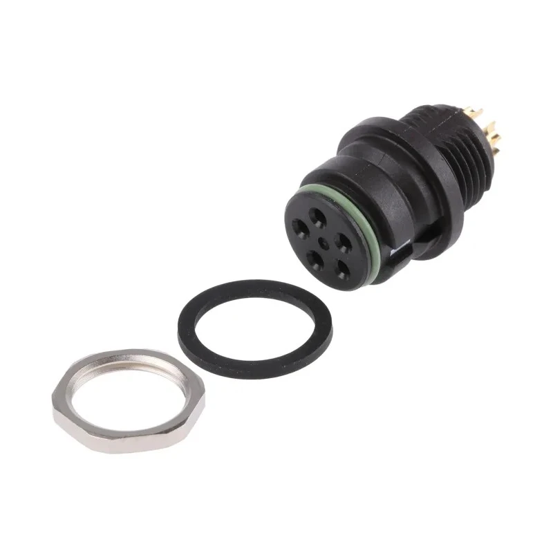 binder Circular Connector 5 Contacts Miniature Cable Socket Female IP67 Polyamide 250V 5A 720 Series 99-9116-00-05