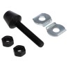 RS PRO Neoprene Foot Spindle with Toggle Clamp, M8 x 64mm, Pack of 5, Zinc Plated 261-426