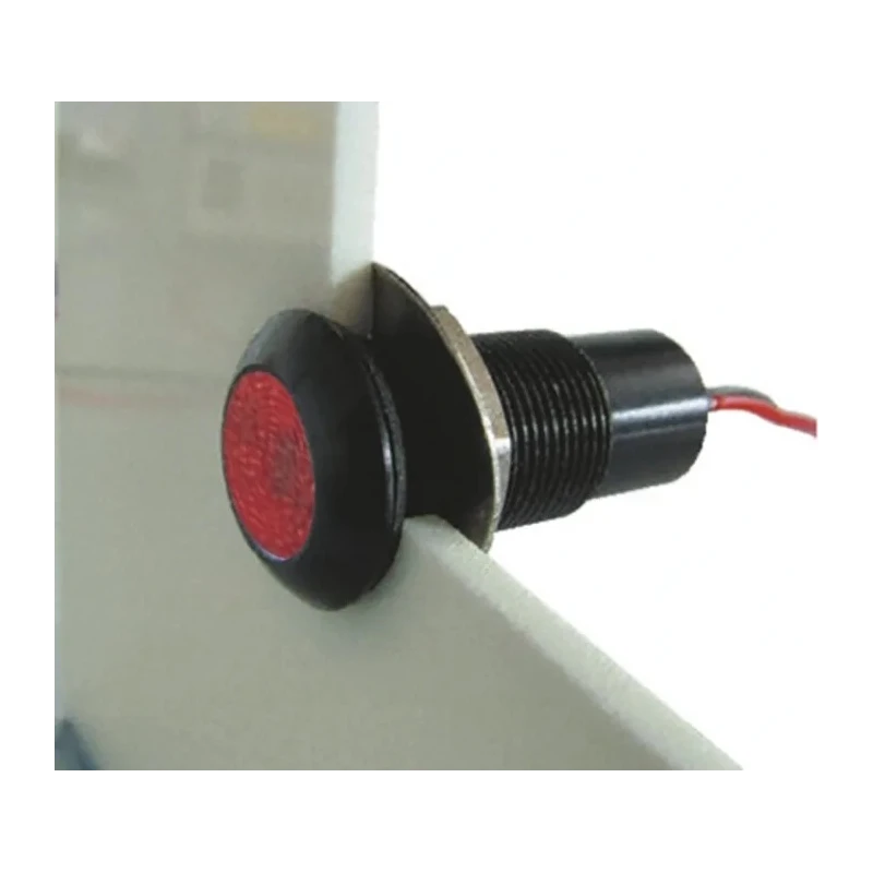 Marl Panel Mount LED Indicator, Red, Solder Tab, 12.7 mm, IP67, 28V, 16mA 699-501-63