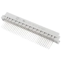 HARTING DIN 41612 Connector 64 Way 2.54 mm Pitch, Wire Wrap Type Through Hole, Class C2, 2 Row Male, Straight 2A 09731646907