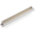 HARTING DIN 41612 Connector 64 Way 2.54 mm Pitch, Wire Wrap Type Through Hole, Class C2, 2 Row Male, Straight 2A 09731646907