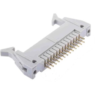 Hirose 26-Way Straight Through Hole PCB Header 26 Contacts 2.54 mm Pitch, Polyethylene Terephthalate Housing, 1A 471-064