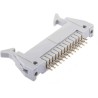 Hirose 26-Way Straight Through Hole PCB Header 26 Contacts 2.54 mm Pitch, Polyethylene Terephthalate Housing, 1A 471-064