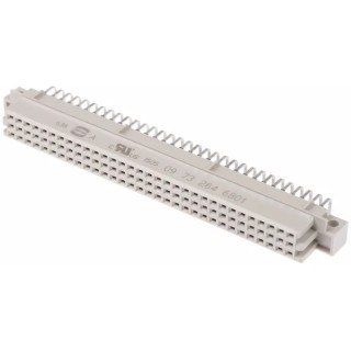 HARTING DIN 41612 64 Way Female Connector, Through Hole, C/2, 2.54mm, Right Angle, Solder Class C2 09732646801