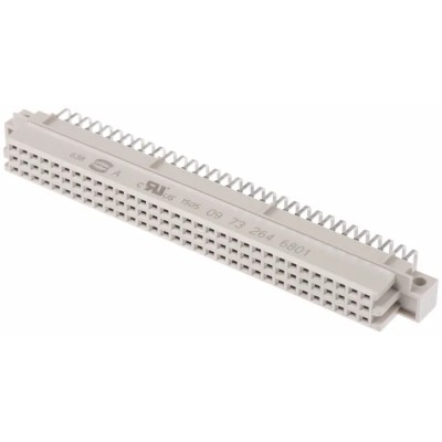 HARTING DIN 41612 64 Way Female Connector, Through Hole, C/2, 2.54mm, Right Angle, Solder Class C2 09732646801