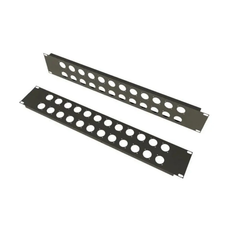 S2CEB Black Steel Rack Panel , 1U, 483 mm Length, 44.5 mm Width, Epoxy Coated