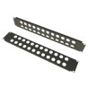 S2CEB Black Steel Rack Panel , 1U, 483 mm Length, 44.5 mm Width, Epoxy Coated