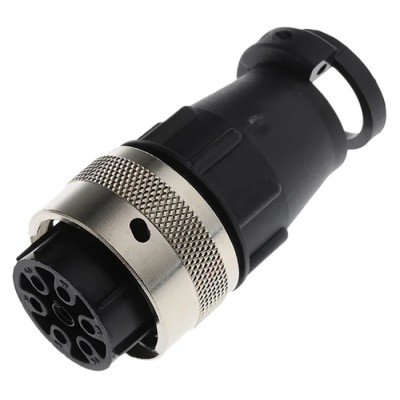 ITT Cannon 192 Straight Circular Connector Backshell, 7-Way, Nylon, For QM Range Connector, 73.5mm, Female 192991-0514