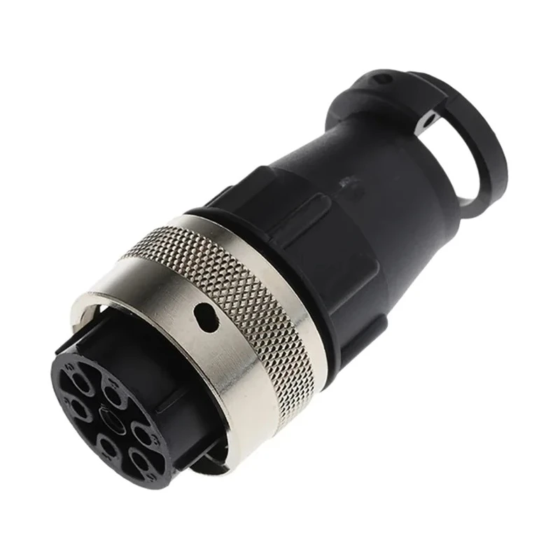 ITT Cannon 192 Straight Circular Connector Backshell, 7-Way, Nylon, For QM Range Connector, 73.5mm, Female 192991-0514