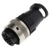 ITT Cannon 192 Straight Circular Connector Backshell, 7-Way, Nylon, For QM Range Connector, 73.5mm, Female 192991-0514