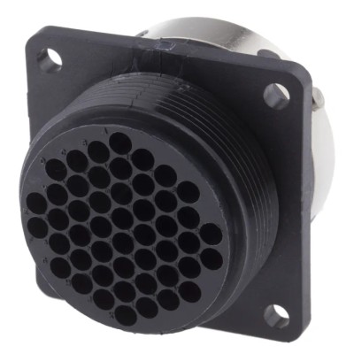 ITT Cannon Circular Connector, Panel Mount, 48 Contacts, Socket, Male, IP65, Trident Ringlock TR2448RMS1NB / 192990-1370