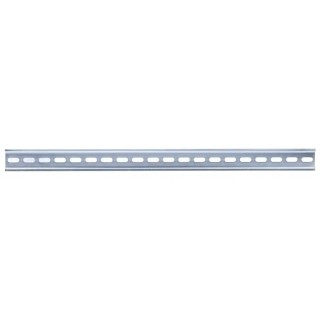 RS PRO Steel Slotted DIN Rail 500mm x 35mm x 7.5mm Zinc-Coated Cold Rolled Steel 467-406