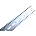 RS PRO Steel Slotted DIN Rail 500mm x 35mm x 7.5mm Zinc-Coated Cold Rolled Steel 467-406