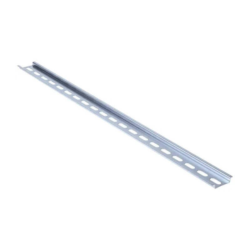 RS PRO Steel Slotted DIN Rail 500mm x 35mm x 7.5mm Zinc-Coated Cold Rolled Steel 467-406