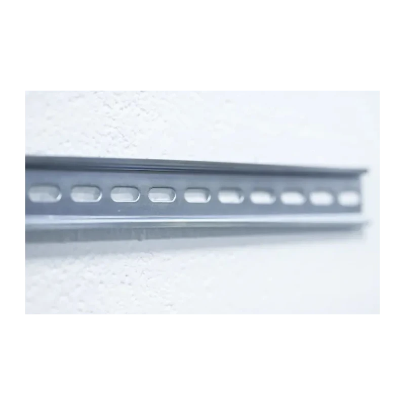 RS PRO Steel Slotted DIN Rail 500mm x 35mm x 7.5mm Zinc-Coated Cold Rolled Steel 467-406