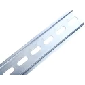 RS PRO Steel Slotted DIN Rail 500mm x 35mm x 7.5mm Zinc-Coated Cold Rolled Steel 467-406