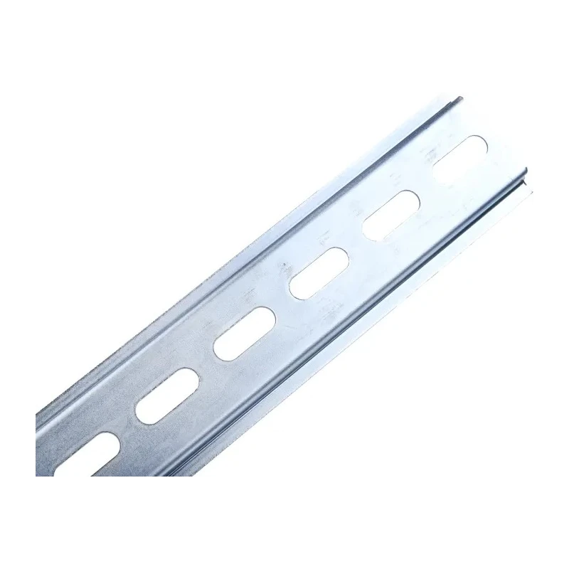 RS PRO Steel Slotted DIN Rail 500mm x 35mm x 7.5mm Zinc-Coated Cold Rolled Steel 467-406